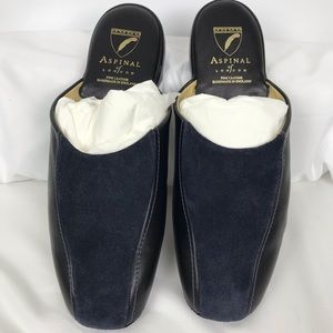 Aspinal of London Navy Men’s House Slippers